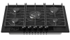 CDA HVG731MB 70cm Five Zone Gas On Glass Hob, Black