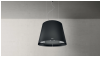 Elica JUNO-LED-BLK 50cm Wide Suspended Island Hood, Black A Rated