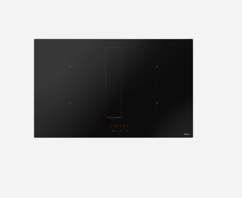 Elica NT-FIT-XL-RAW 83cm Wide Venting 4 Zone Hob - Matt Black - A Rated with 2 Bridge Zones