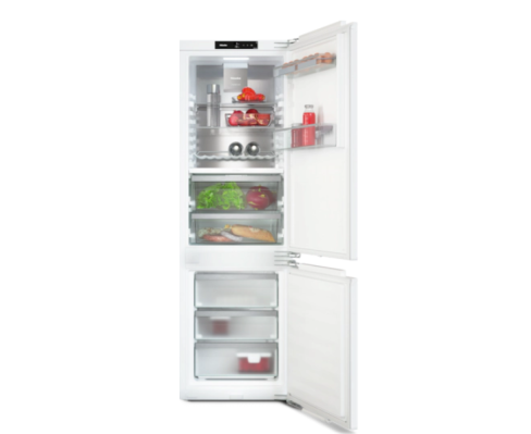 Miele KFN7744C Built in No Frost Fridge Freezer C Rated, Fixed Hinge System