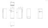 Amica FDR2213DB Freestanding Upright Manual Defrost Fridge Freezer