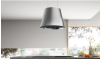 Elica EASY-UX-SS 50cm Wide Suspended Island Hood, Stainless Steel, A Rated