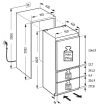 Liebherr ECBNE8870 910cm Integrated (Floor Standing) Fridge-Freezers - XL, NoFrost , Right Hinge E Rated