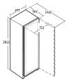 Liebherr WPGBI7472 Freestanding Wine Cooler - Black  Steel F Rated