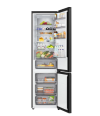 LG GBBS524AEV 203cm High No Frost Fridge Freezer - Black Steel - A Rated