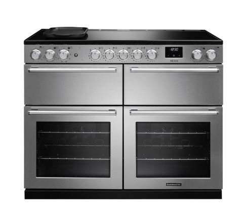 Rangemaster NEXB110EISTST/CM1 NEXUS BC 110cm Range Cooker Electric Induction in Stainless Steel A Rated