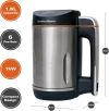 Hamilton Beach HBSM003J 3-in-1 Soup Maker, Smoothie Blender & Jam Maker, Silver- Black