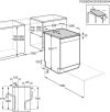 AEG FFB75727PW Freestanding Full Size Dishwasher