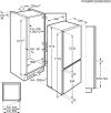 AEG NSC5S18ZES Integrated Fridge Freezer