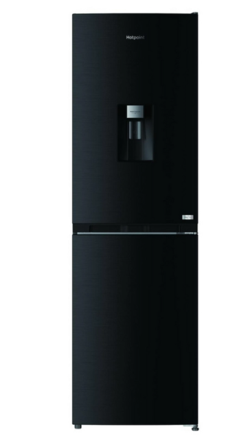 Hotpoint HPKF 3241W XR4U 54.5cm Frost Free Fridge Freezer - Black Steel