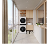 LG WT1210WWF 12kg 1400spin/10kg WashTower TurboWash Washer Dryer - White