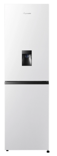 Fridgemaster MC55240DE Non-Plumbed Freestanding Fridge Freezer, Manual Defrost – White