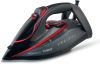 Tower T22032RED Steam Iron with Ceraglide XL Ceramic Soleplate, 350ml Water Tank & 3100W - Red & Black