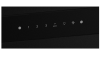CDA ENT60MB 60cm Angled Chimney Hood - Black