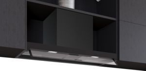 Siemens LJ85BCC60B 80cm Flush Fit Integrated Hood B Rated Black