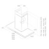 Elica THIN-70 70cm Chimney Extractor Chimney Hood Stainless Steel