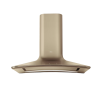 Elica DOLCE-BRONZE-CH 85cm Wide Chimney Hood - Bronze - A Rated, Duct Out Model With Chimney Extension.