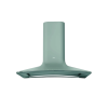 Elica DOLCE-SAGE-CH 85cm Wide Chimney Hood - Sage - A Rated, Duct Out Model With Chimney Extension.