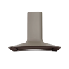 Elica DOLCE-TAUPE-CH 85cm Wide Chimney Hood - Taupe - A Rated, Duct Out Model With Chimney Extension.