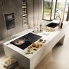 Elica NT-SW-GL-EVO-BL 83cm Wide Venting 4 Zone Hob - White - A ++ Rated with 2 Bridge Zones