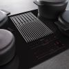 Elica NT-LIBRA-EVO-BL 83cm Wide Venting 4 Zone Hob - Black - A+ Rated with 2 Bridge Zones and an Integrated Scale