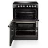 Rangemaster CLA60EIBL/C Classic Freestanding 60cm Induction Cooker in Black and Chrome A Rated