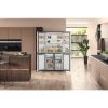 Hotpoint HQ9B2LG Total No Frost American Fridge Freezer with Multi-Temperature Compartment - Inox - 90CM - 594L