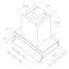 Elica BOXN-AD-DRY-120 120cm Wide Built In Hood - Stainless Steel B Rated