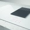 Elica NT-LIBRA-WH-RC 83cm Wide Venting 4 Zone Hob - White - A Rated with 2 Bridge Zones and an Integrated Scale, Re-circulating Version