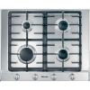 Miele KM2010 65cm 4 Burner Gas Hob With Cast Iron Supports In Stainless Steel