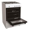 Statesman MAXI60GSF 60cm Wide, Single Cavity Gas Cooker, 4 Gas Burners In White