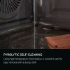 AEG TT9PB831AT 9000 ProAssist Pyrolytic Built-in Oven, Black A++ Rated