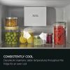 AEG NSC7T185ES Built In Frost free Fridge Freezer with Sliding Hinge System