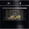 AEG GA5CB50FAB Built In Electric Single Oven - Gloss Black with Steel Trim