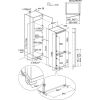 AEG NSC7C181DS Integrated Tall Fridge Freezer, AI CoolAssist, 70:30 Split, D Energy