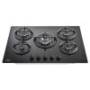 Stoves ST GTG75C BLK 75cm built-in gas through glass hob offers 5 gas burners