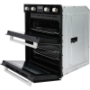 Belling BEL BI703MFC BLK Built Under Double Oven A Rated In Black