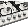 Belling BEL GHU753RI STA 75cm Stainless Steel 5 Burner Gas Hob - 3.6kW Wok Burner
