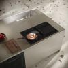 Elica NT-VELVET-60 60cm Wide Venting 4 Zone Hob - Black - A Rated with 1 Bridge Zone