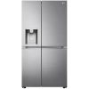 LG GSJV90PZAE 635L American Style Fridge Freezer Water & Ice Dispenser, Shiny Steel