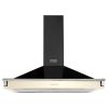 Stoves ST S900 RICH CHIM RAIL CC 90cm Chimney Hood - Cream - A Rated