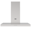 Stoves ST STERLING CHIM 100PYR STA Stainless Steel 100cm Chimney Cooker Hood, A+ Rated