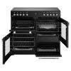 Belling BEL RCA COOKCENTRE 100E BLK Cookcentre 100cm Ceramic Range Cooker in Black A Rated