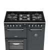 Stoves ST DX RCA RICH 90DF AGR Richmond Deluxe 90cm Dual Fuel Range Cooker in Anthracite Grey A Rated