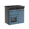 Stoves ST DX RCA RICH 90DF TWB Richmond Deluxe 90cm Dual Fuel Range Cooker in Twilight Blue A Rated