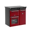 Stoves ST DX RCA RICH 90EI RTY GAR Richmond Deluxe 90cm Induction Range Cooker in Garnet Red