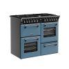 Stoves ST DX RCA RICH 100DF TWB Richmond Deluxe 100cm Dual Fuel Range Cooker in Twilight Blue A Rated
