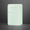 Smeg FAB10RPG6 55cm Retro 50s Style Free Standing Fridge with Ice Box in Pastel Green, Right hand hinge