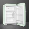 Smeg FAB10RPG6 55cm Retro 50s Style Free Standing Fridge with Ice Box in Pastel Green, Right hand hinge