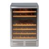 Stoves GDHA 600WC MK2 STA Stainless Steel Integrated Wine Cooler, G Rated